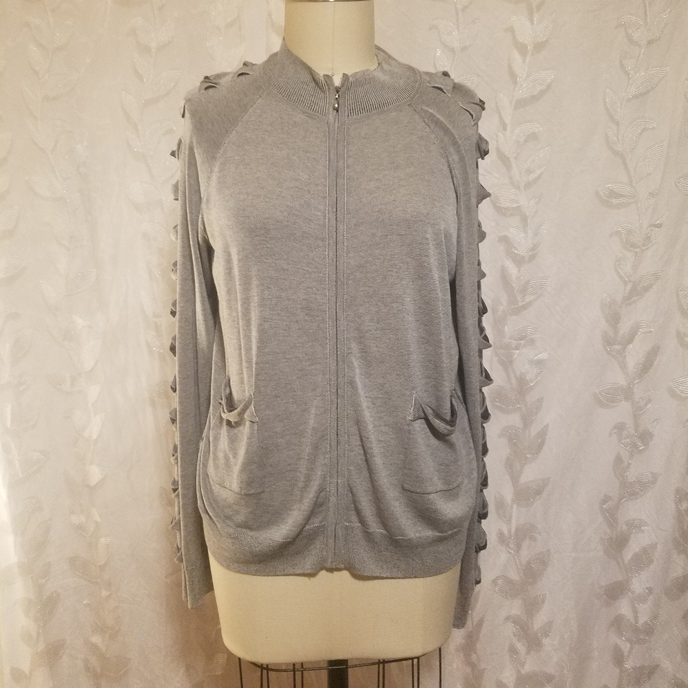 St. John Vintage zippered lightweight jacket.